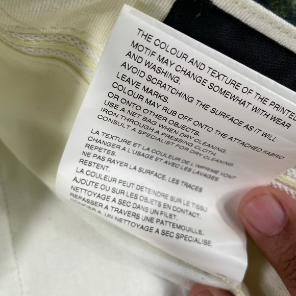 Comme Des Garçons Silk Artwork Trousers - Picture 9 of 9